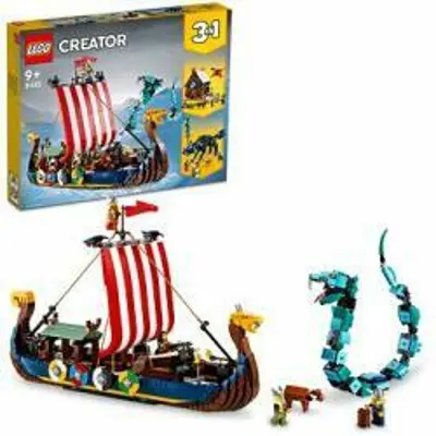 LEGO 31132 Viking hajó és a Midgard kígyó