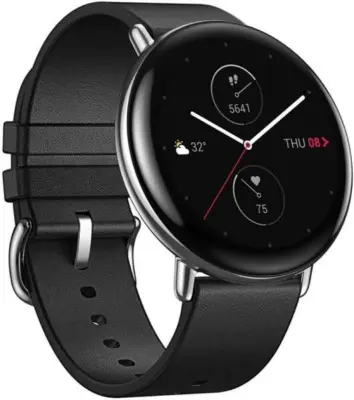 Amazfit Zepp E Circle okosóra, fekete