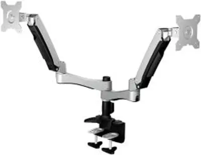 RaidSonic IcyBox MS604-T 24" Dupla LCD TV/Monitor Asztali tartó Szürke (IB-MS604-T)