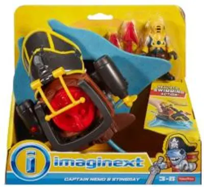 Mattel Imaginext: Kalózos játékszett - Némó kapitány és a harci rája (DTH43)