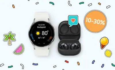 Samsung viselhető eszköz akció (10-30% kedvezmény)