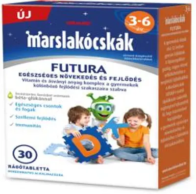 Walmark Marslakócskák Futura rágótabletta 3-6év 30 db