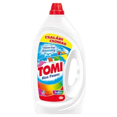 Tomi Max Power Color mosógél színes ruhákhoz, 100 mosás, 5L