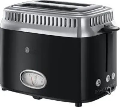 Russell-Hobbs 21681-56 Retro Fekete Kenyérpirító