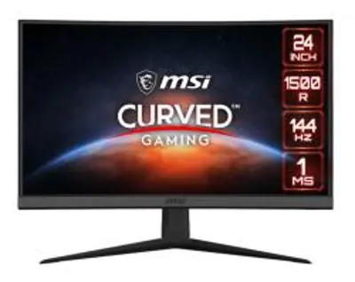 MSI Optix G24C6 Ívelt Gaming monitor, 23.6", VA, Full HD, 1920x1080, 144Hz, 1ms, FreeSync (OptixG24C6)