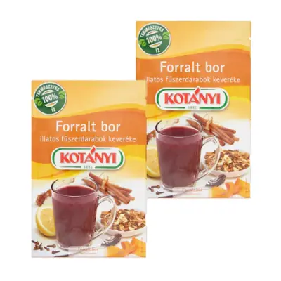 Kotányi Forralt bor illatos fűszerdarabok keveréke, 2 x 10 g