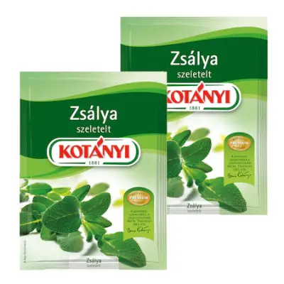 Kotányi Zsálya morzsolt, 2 x 8 g