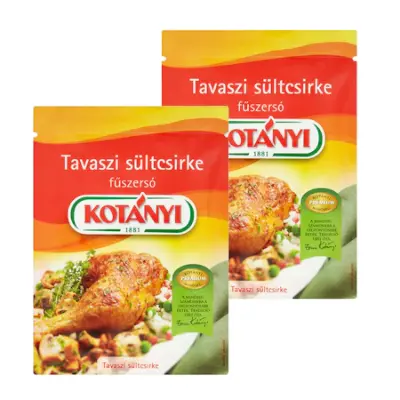 Kotányi Tavaszi sültcsirke fűszersó, 2 x 30 g