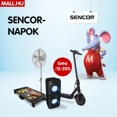 Sencor-napok 15-20% kedvezménnyel