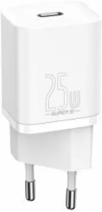 Baseus Super Si 1C gyorstöltő adapter 1m töltőkábellel fehér (TZCCSUP-L02)