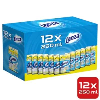 Lanza Mosogép tisztító folyadék Normál és citrom, 12x250ml