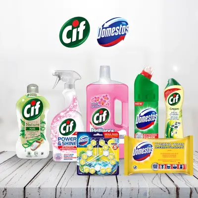 Cif+Domestos tisztítószer csomag, 7 db-os