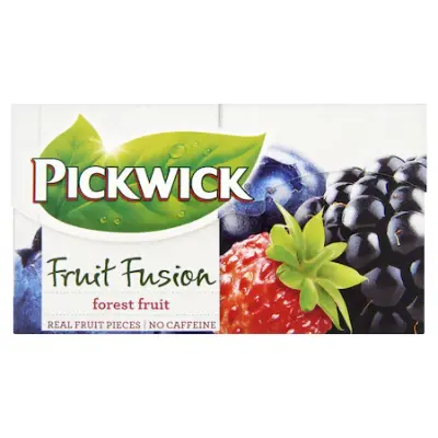 Pickwick Fruit Fusion erdei gyümölcs ízű tea, 20 x 1.75 g