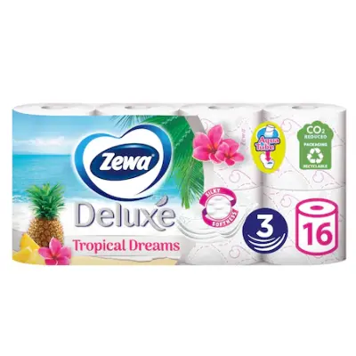 Zewa Deluxe többféle toalettpapír, 3 rétegű, 3x16 tekercs