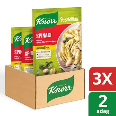 KNORR Spaghetteria Spenótos, 3x160g