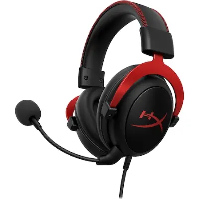 HyperX Cloud II Gaming fejhallgató, Fekete/Piros