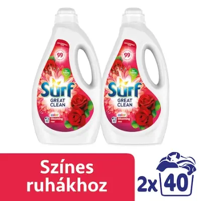 SURF Blooming Rose Mosógél, 2x40 mosás, 2x2L