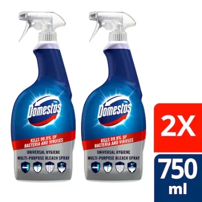 DOMESTOS Fertőtlenítő Hatású Spray 2x750ml