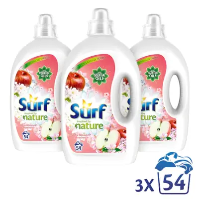 SURF Apple Blossom & Patchouli mosógél, 3x54 mosás, 3x2.7L