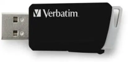 Verbatim Store'n'Click USB flash meghajtó, 3.2, GB, fekete (49307)