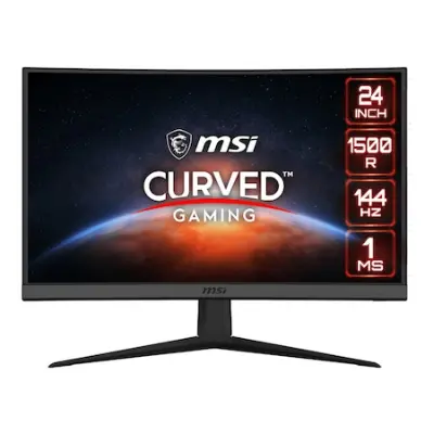 MSI Optix G24C6 Ívelt Gaming monitor, 23.6", VA, Full HD, 1920x1080, 144Hz, 1ms, FreeSync