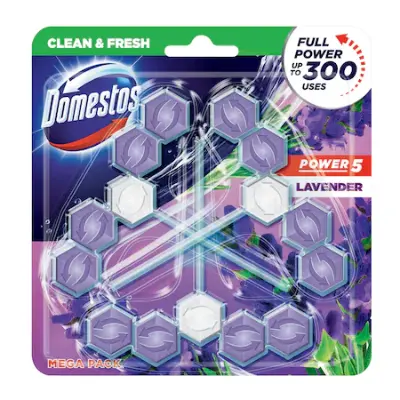 Domestos Power5 WC frissítő blokk, többféle, 6x55g