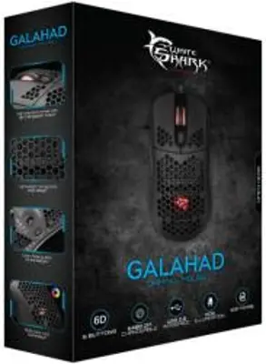 White Shark GALAHAD gaming egér, 6400 dpi, fekete (WS GM-5007B)