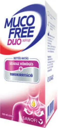 Sanofi-Aventis Zrt MucoFree Duo szirup 100ml (09.30 lejárat)