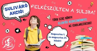 Suliváró akció - több száz könyv kedvezményesen