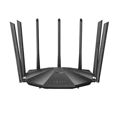 Tenda AC23 Kétsávos Vezeték nélküli Router, AC2100, Gigabit, USB, 7 antenna, tűzfal, MU-MIMO, Wave 2, dual core, IPv6, VPN