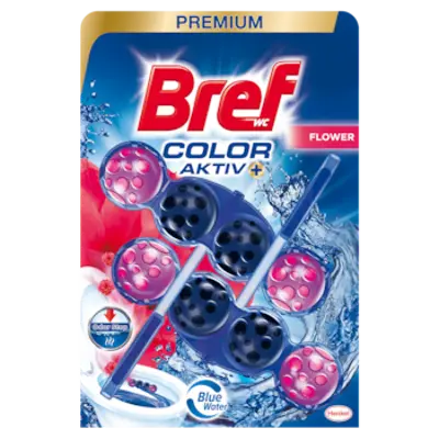 Bref Color Aktiv Fresh toalett frissítő, kétféle, 20x50g