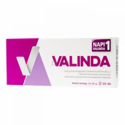 Valinda 0, 06 g nyelv alatt oldódó tabletta 20 db