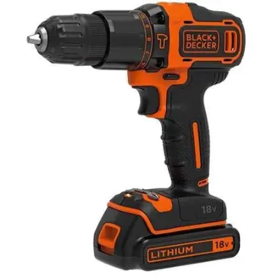 Black & Decker BDCHD18KB Akkus ütvefúró-csavarozó, 18V, 2 akkumulátor 1.5Ah