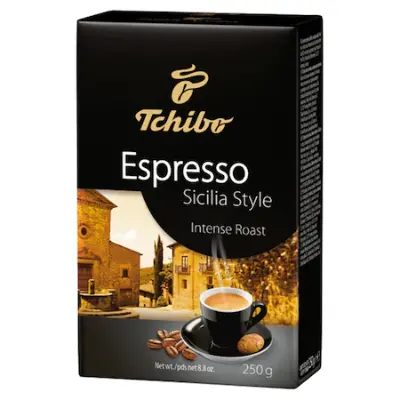 Tchibo Espresso Sicilia Style őrölt, pörkölt kávé, 250 g