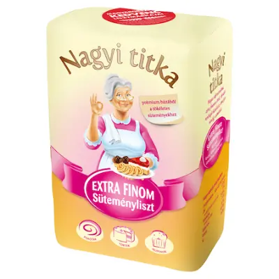 Nagyi titka Extra finom/kelt tészta süteményliszt, 1 kg