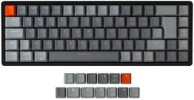 Keychron K6 vezeték nélküli mechanikus billentyűzet - Alumínium RGB háttérvilágítás Blue Gateron G Pro (K6-Q2-UK)