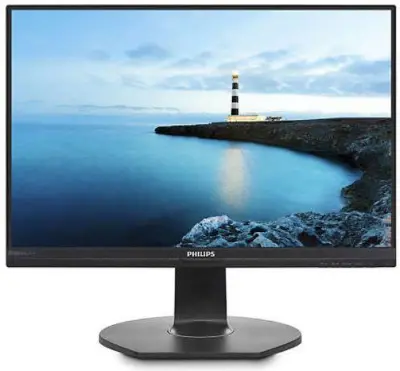 PHILIPS 23, 8" 241B7QUPEB/00 IPS Panel 5ms 250cd/m2 16: 9 D-SUB USB3.0 upstream hangszórós 1920x1080 FullHD üzleti LED-LCD monitor