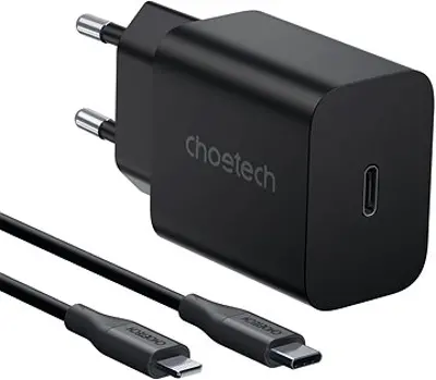 Choetech PD20W type-c wall charger+ MFI to lightening cable + Wontravel elosztó aljzat