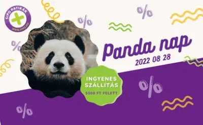 SIPO Panda nap (2022.08.28.) - kedvezmények és ingyen szállítás